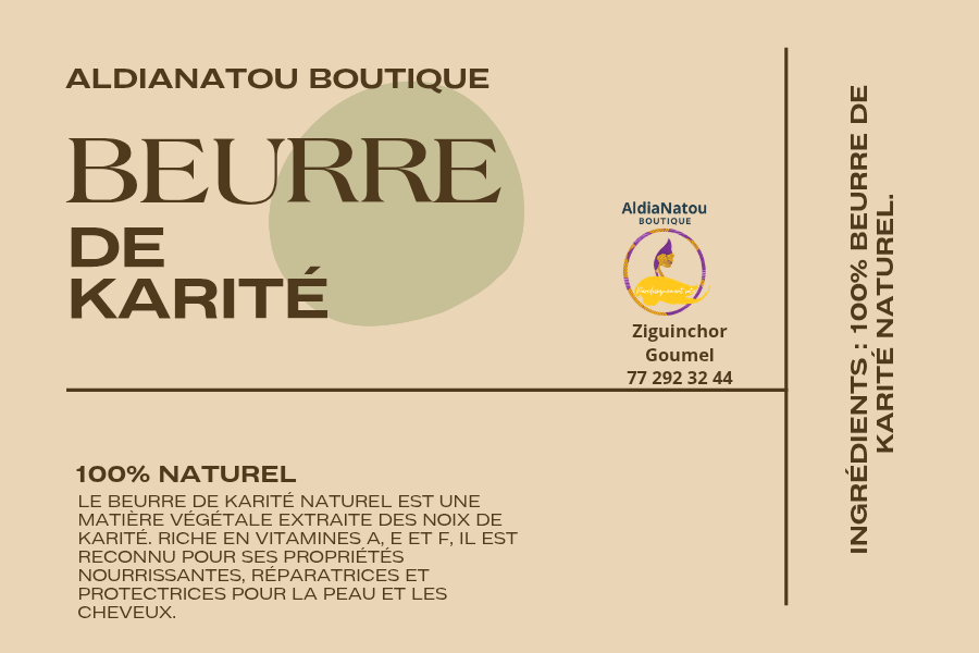 Beurre de karité naturel – Image 2