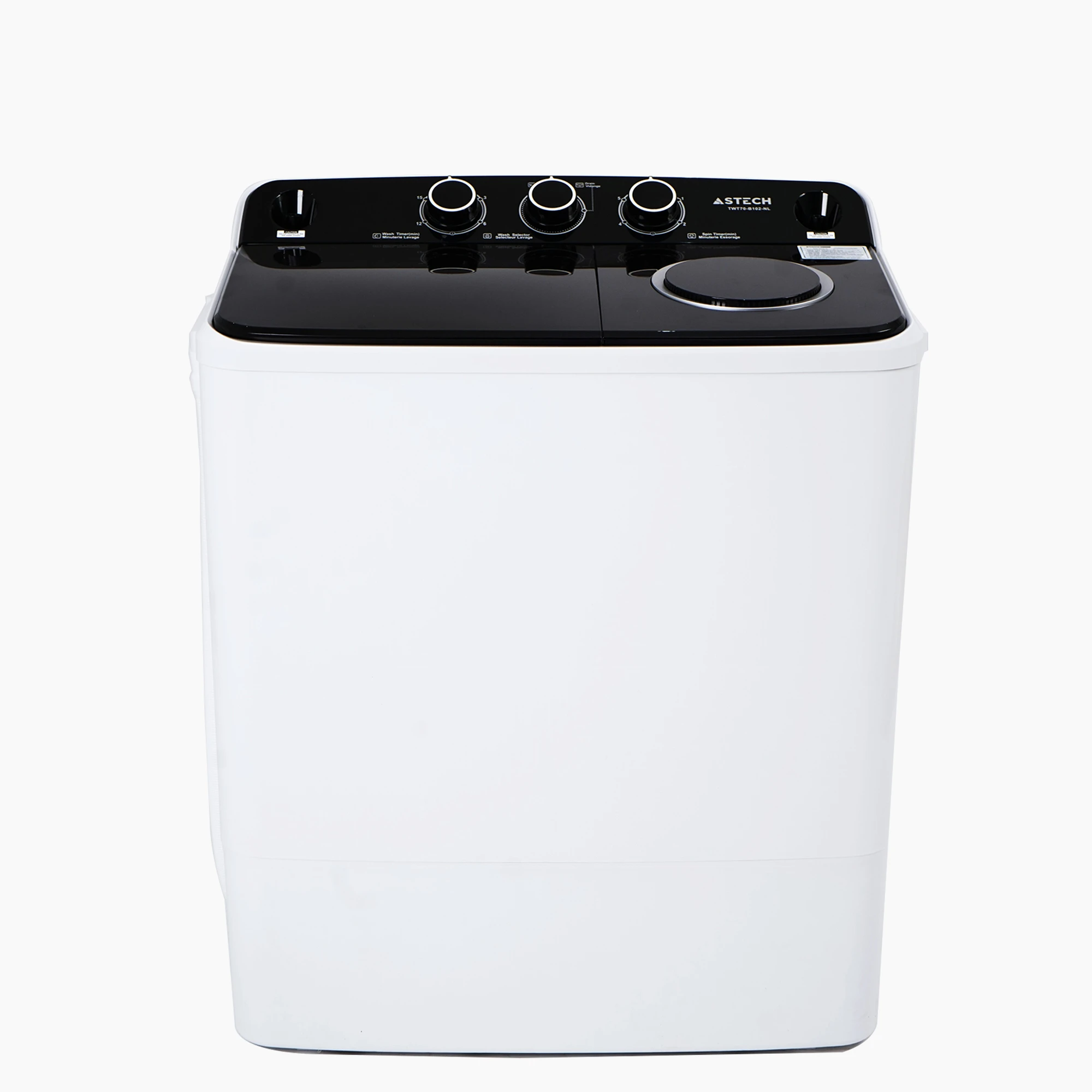Machine à laver ASTECH TWT70-B100-NL 7KG Semi-automatique