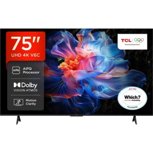 Téléviseur TCL 75″ Smart Google TV 4K 75V6D ZXM