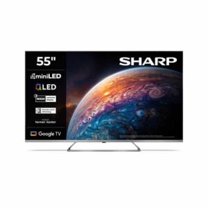 Sharp Google TV 55 pouces 4T-C55FJ1MX – 4K UHD, Android 11, Dolby Audio