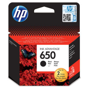 HP 650 Cartouche Encre Noire Authentique CZ101AE