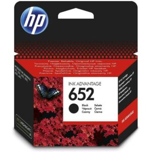 HP 652 Cartouche Encre Noire Authentique