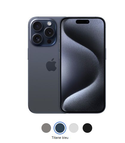 iPhone 15 Pro Esim Venant - 256Go – Image 2