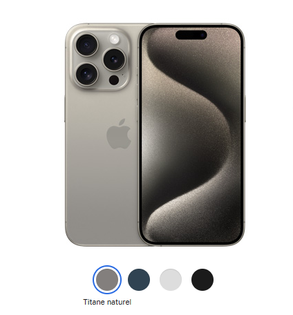 iPhone 15 Pro Esim Venant - 256Go – Image 3
