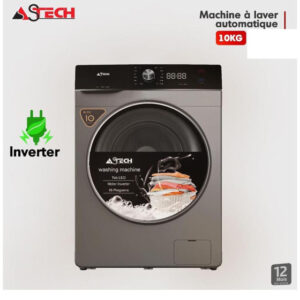 Machine à Laver Astech 10 KG Silver MLV10F-N1003-LC 10KG INVERTER
