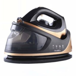 Fer à Repasser Vapeur DECAKILA KEEN006B – 2250W, Semelle Céramique, Réservoir 1100 ml, Vapeur 40 g/min